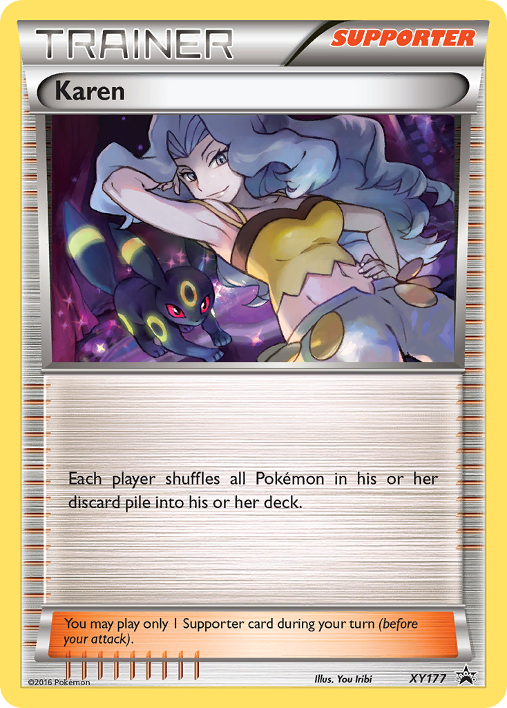 Karen (XY177) [XY: Black Star Promos] | Mega City Incorporated