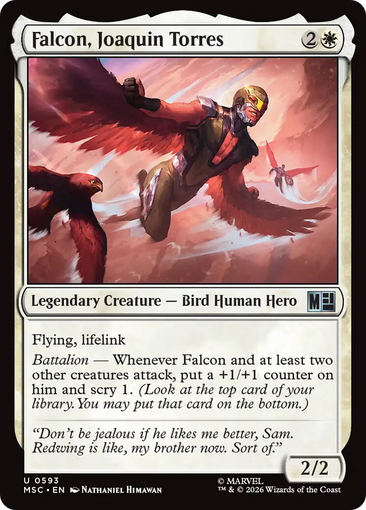 Falcon, Joaquin Torres [Marvel Super Heroes Commander] | Mega City Incorporated