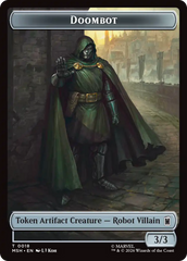 Merfolk // Doombot Double-Sided Token [Marvel Super Heroes Tokens] | Mega City Incorporated