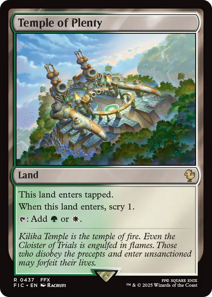 Temple of Plenty [FINAL FANTASY Commander] | Mega City Incorporated
