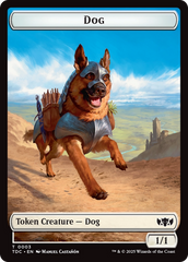 Dog // Goblin Double-Sided Token [Tarkir: Dragonstorm Commander Tokens] | Mega City Incorporated