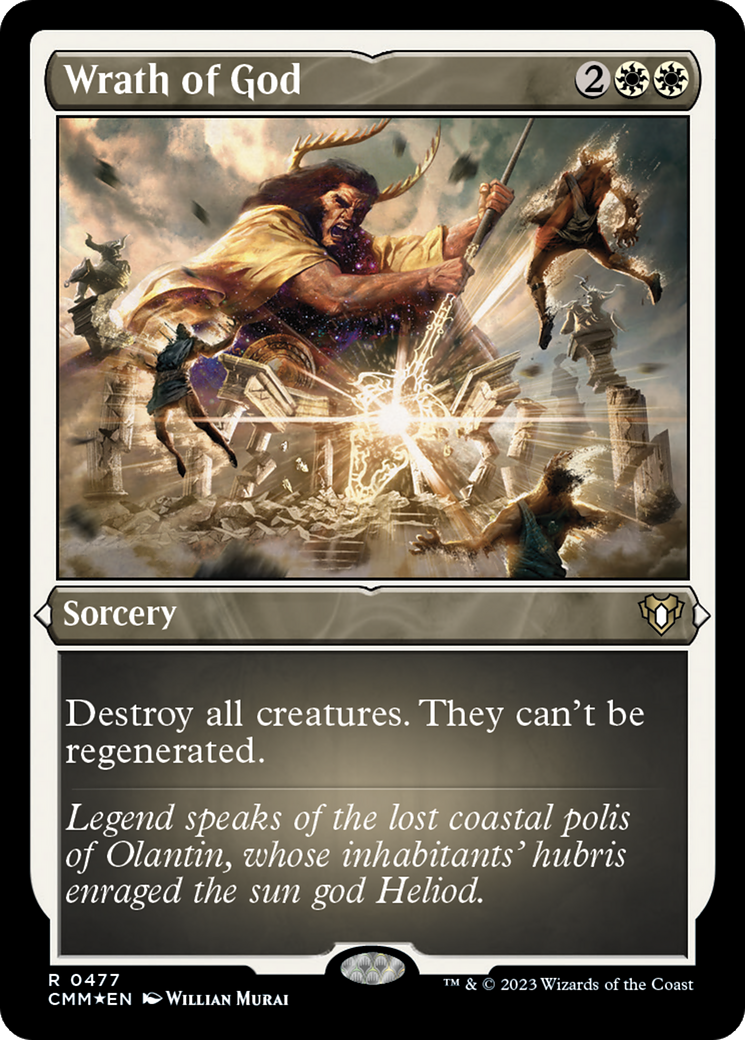 Wrath of God (Foil Etched) [Commander Masters] | Mega City Incorporated