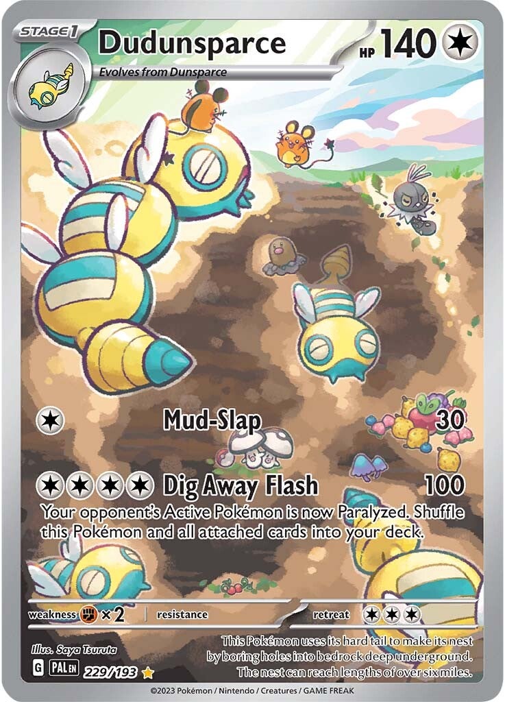 Dudunsparce (229/193) [Scarlet & Violet: Paldea Evolved] | Mega City Incorporated