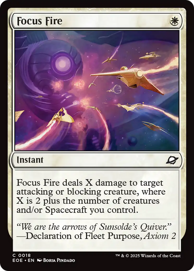 Focus Fire [Edge of Eternities] | Mega City Incorporated