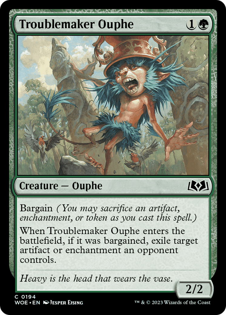 Troublemaker Ouphe [Wilds of Eldraine] | Mega City Incorporated