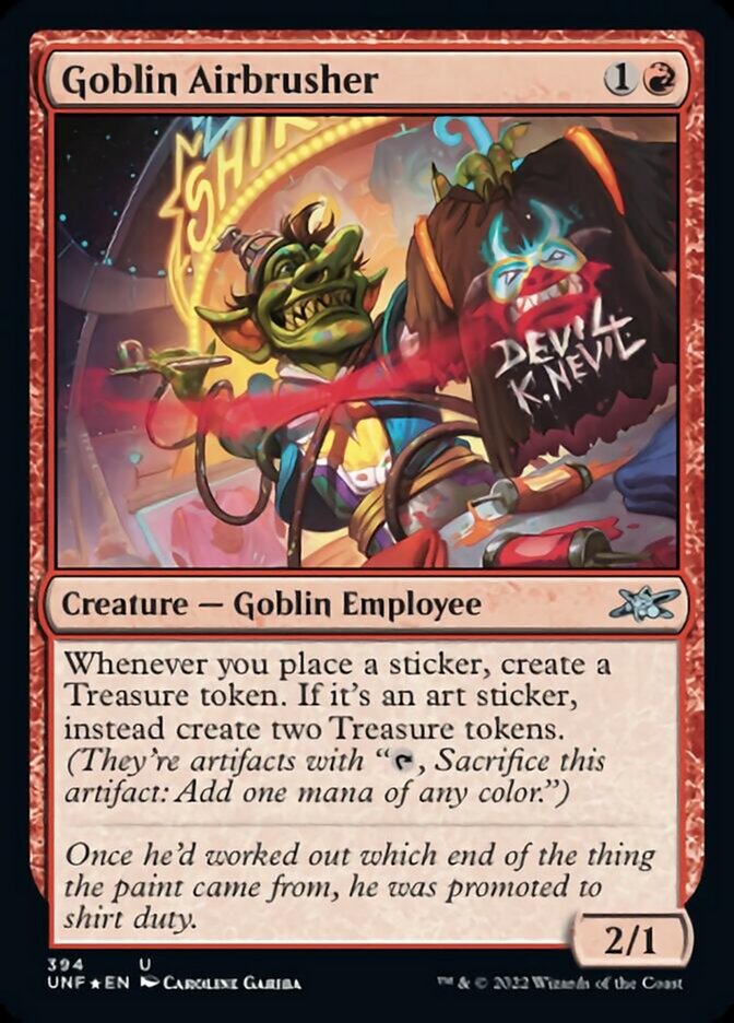 Goblin Airbrusher (Galaxy Foil) [Unfinity] | Mega City Incorporated
