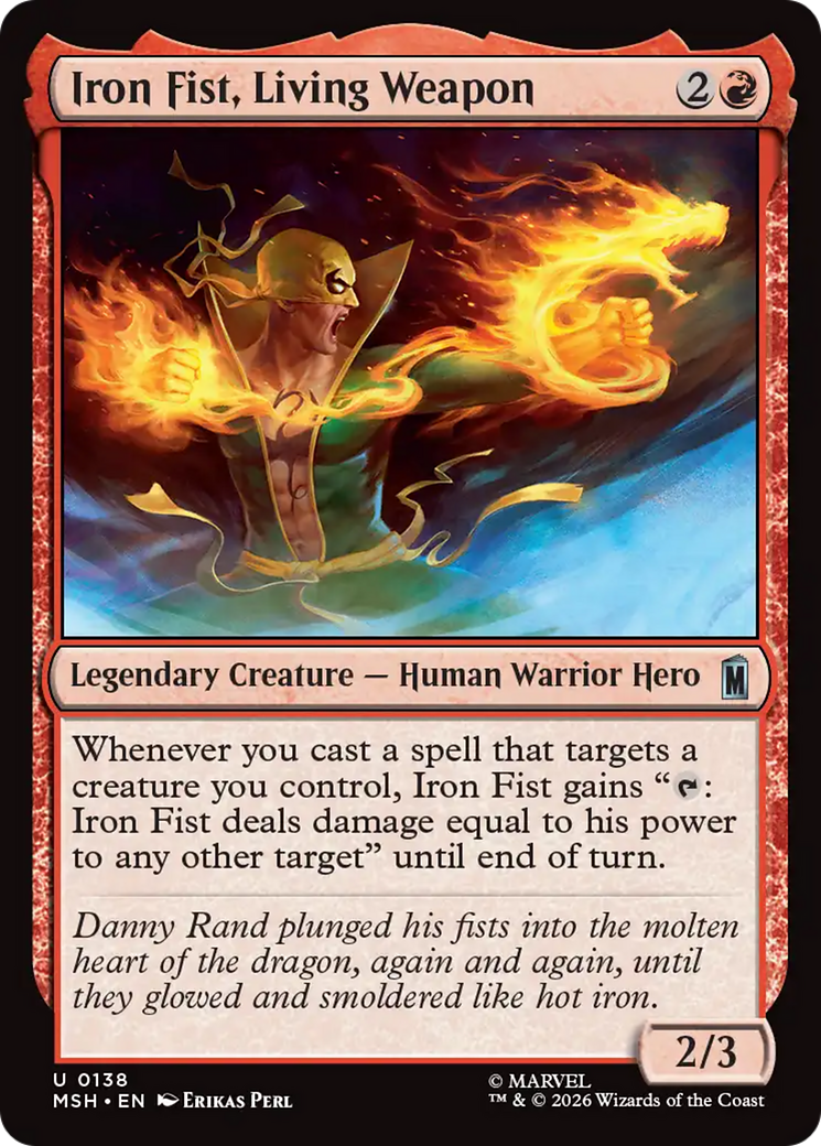 Iron Fist, Living Weapon [Marvel Super Heroes] | Mega City Incorporated