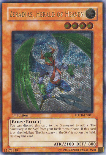 Zeradias, Herald of Heaven [FOTB-EN018] Ultimate Rare | Mega City Incorporated