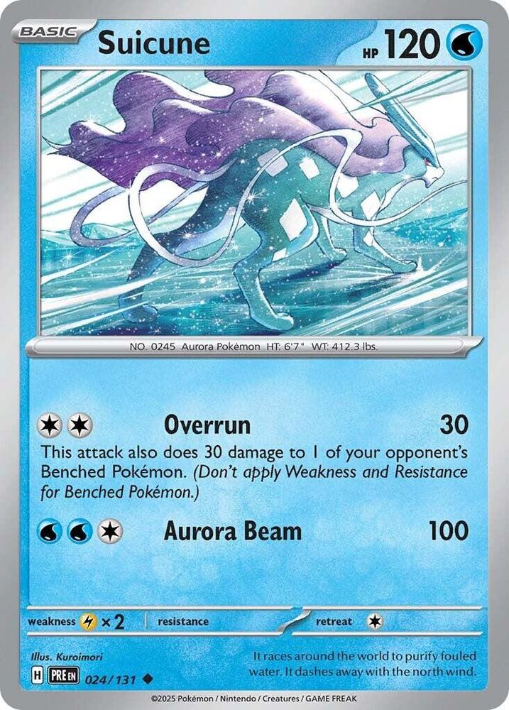 Suicune (024/131) [Scarlet & Violet: Prismatic Evolutions] | Mega City Incorporated