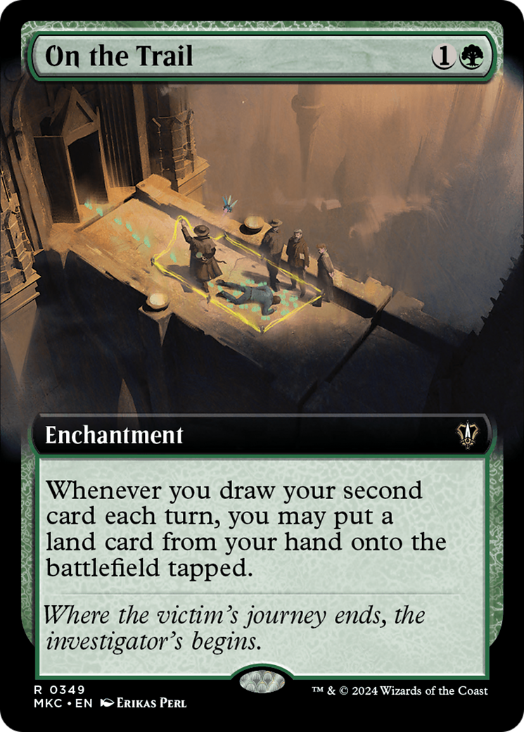 On the Trail (Extended Art) [Murders at Karlov Manor Commander] | Mega City Incorporated