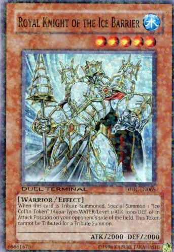 Royal Knight of the Ice Barrier [DT01-EN065] Super Rare | Mega City Incorporated