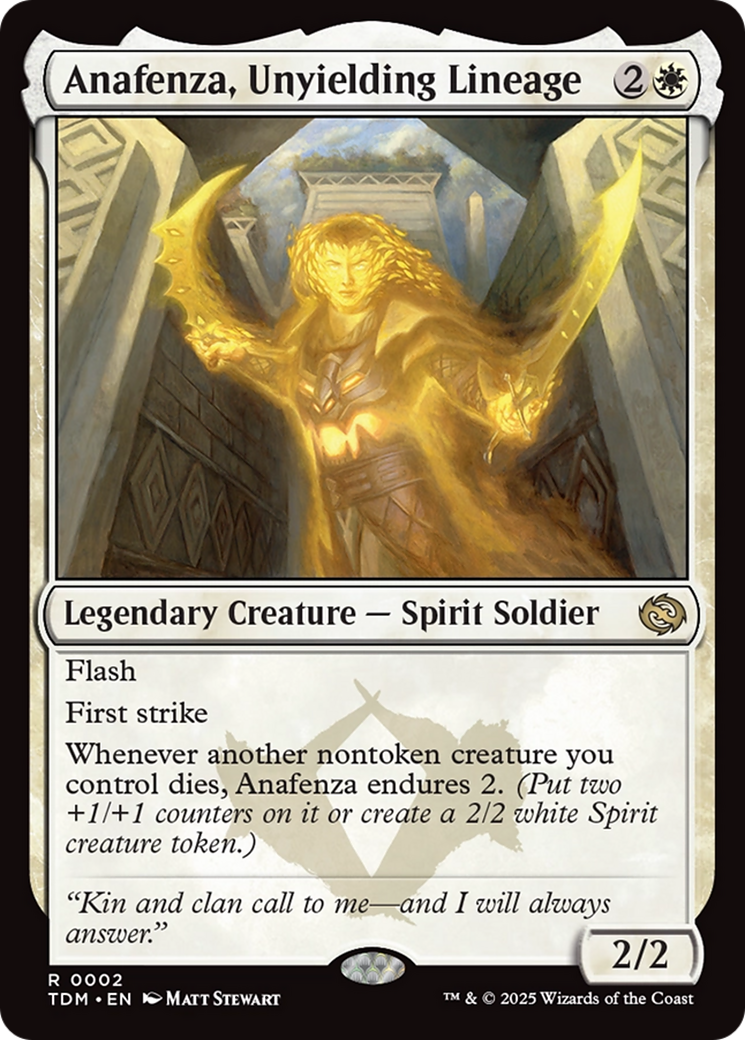 Anafenza, Unyielding Lineage [Tarkir: Dragonstorm] | Mega City Incorporated