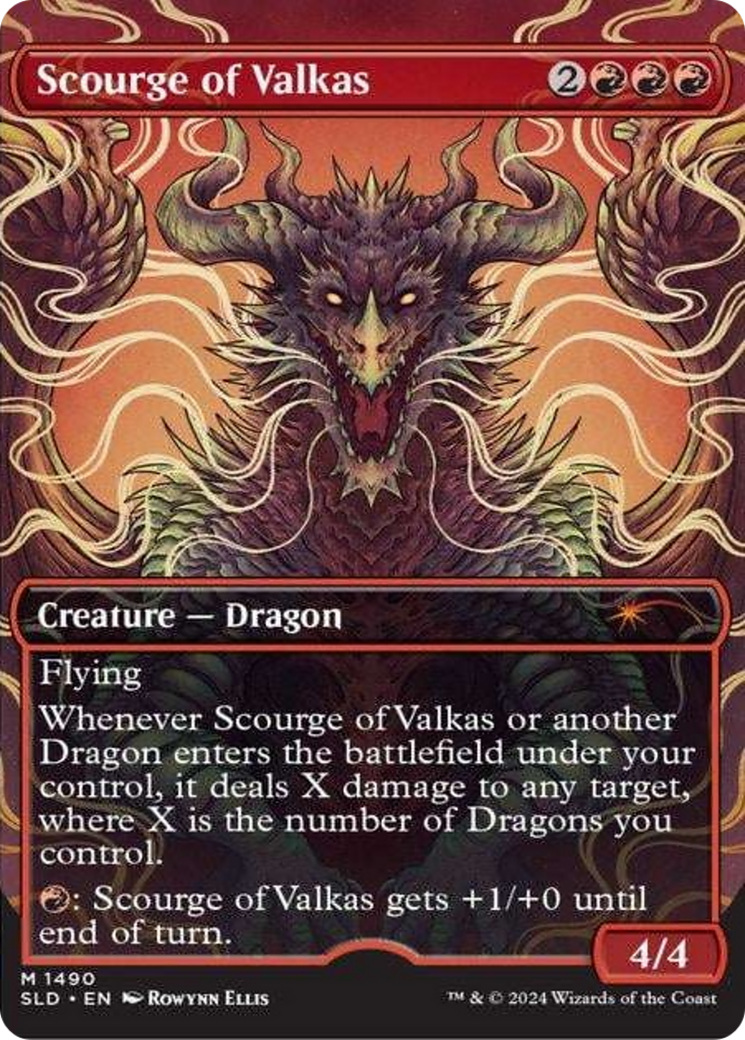 Scourge of Valkas (Rainbow Foil) [Secret Lair Drop Series] | Mega City Incorporated