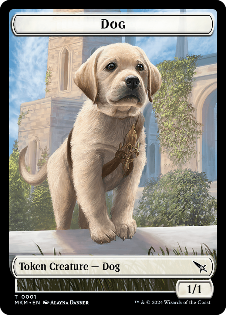 Thopter (0020) // Dog Double-Sided Token [Murders at Karlov Manor Tokens] | Mega City Incorporated