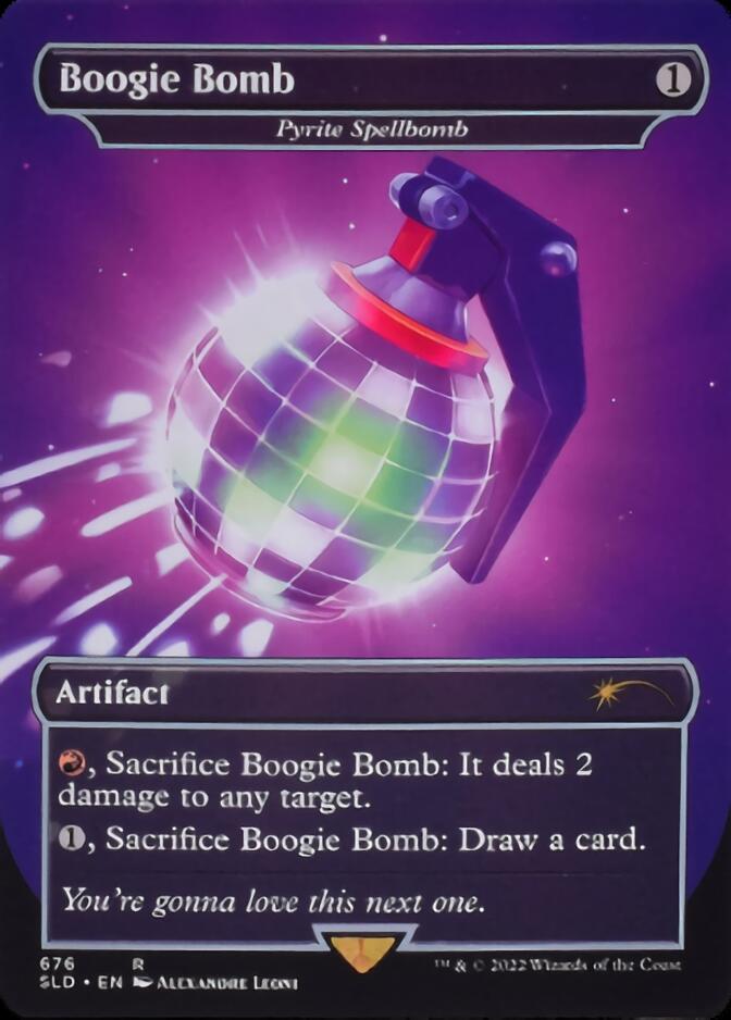 Pyrite Spellbomb - Boogie Bomb (Borderless) [Secret Lair Drop Promos] | Mega City Incorporated