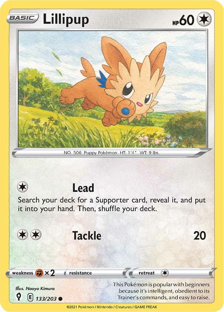 Lillipup (133/203) [Sword & Shield: Evolving Skies] | Mega City Incorporated