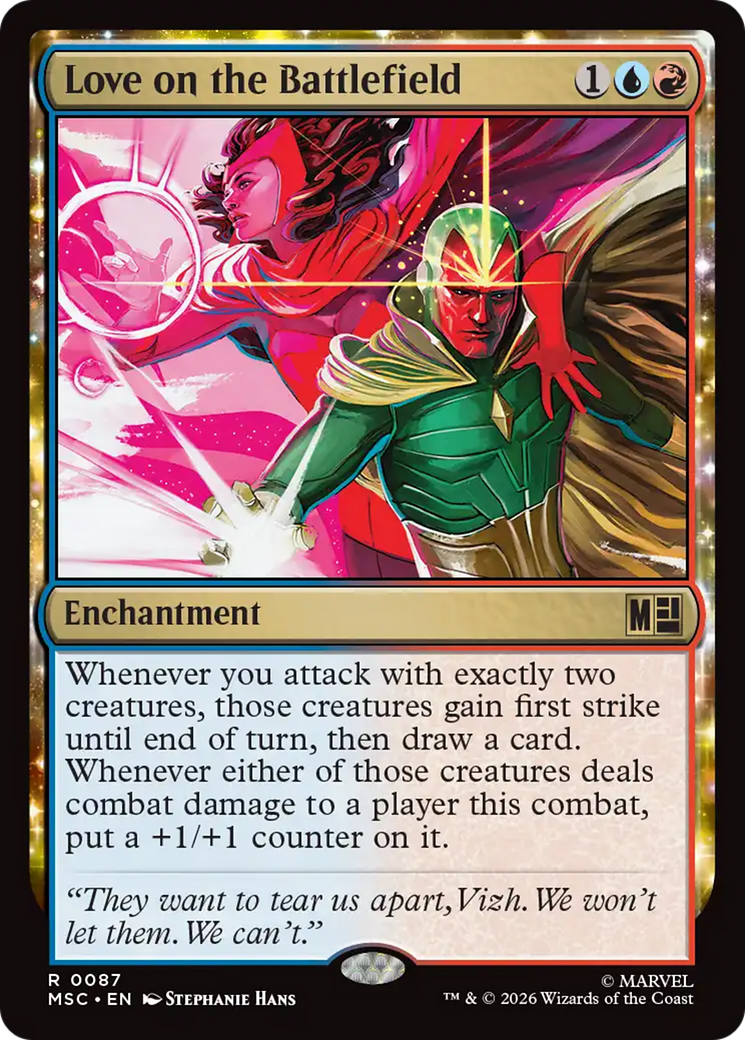 Love on the Battlefield (Surge Foil) [Marvel Super Heroes Commander] | Mega City Incorporated