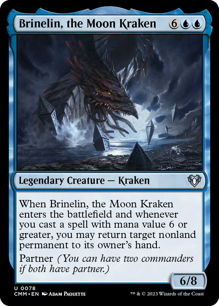 Brinelin, the Moon Kraken [Commander Masters] | Mega City Incorporated