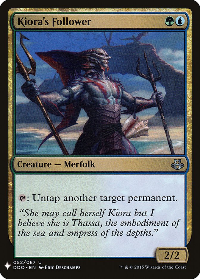 Kiora's Follower [Mystery Booster] | Mega City Incorporated