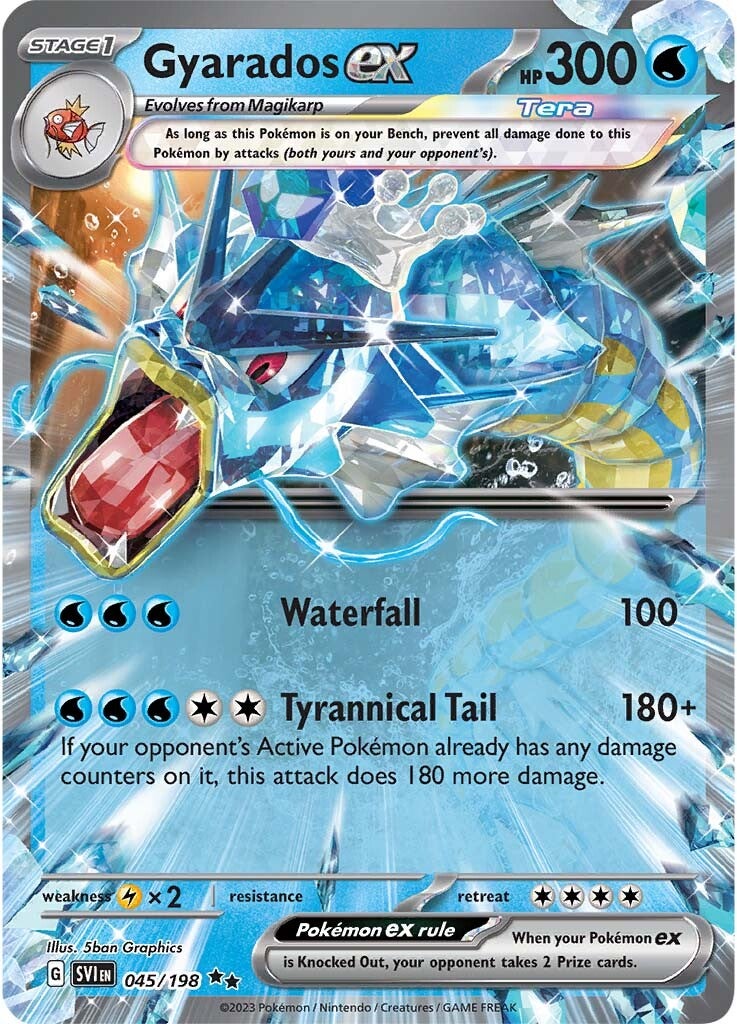 Gyarados ex (045/198) [Scarlet & Violet: Base Set] | Mega City Incorporated