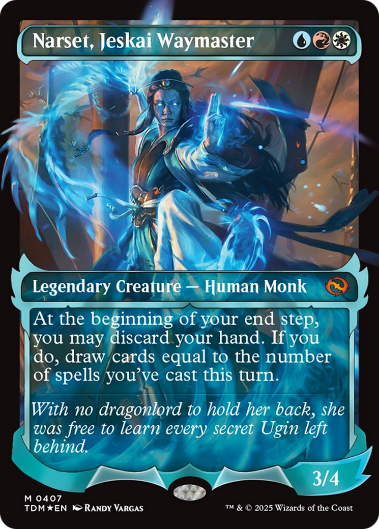 Narset, Jeskai Waymaster (Showcase) [Tarkir: Dragonstorm] | Mega City Incorporated