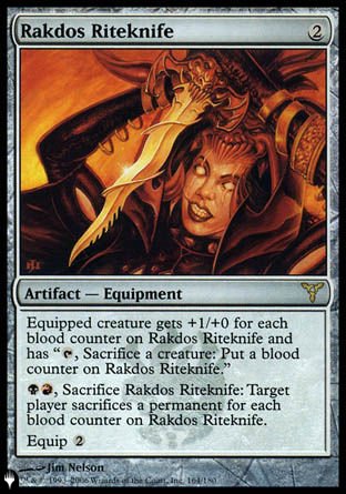 Rakdos Riteknife [The List] | Mega City Incorporated