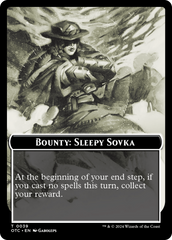 Bounty: Sleepy Sovka // Bounty Rules Double-Sided Token [Outlaws of Thunder Junction Commander Tokens] | Mega City Incorporated