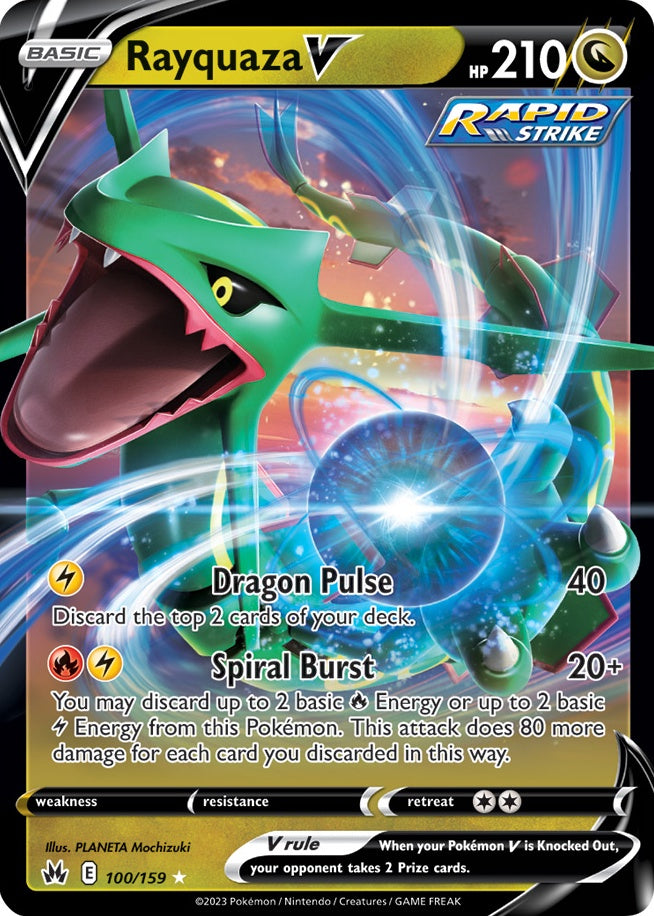 Rayquaza V 100/159 (Jumbo Card) [Sword & Shield: Evolving Skies] | Mega City Incorporated