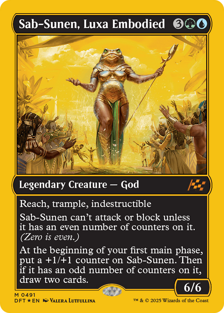 Sab-Sunen, Luxa Embodied (First-Place Foil) [Aetherdrift] | Mega City Incorporated