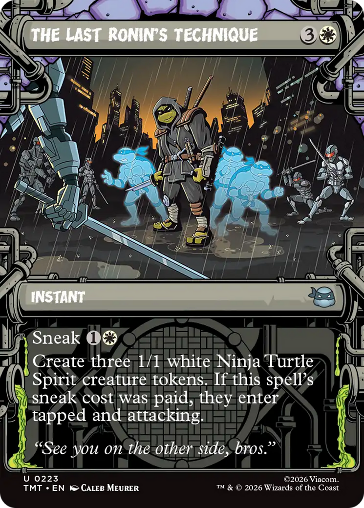 The Last Ronin's Technique (Showcase) [Teenage Mutant Ninja Turtles] | Mega City Incorporated