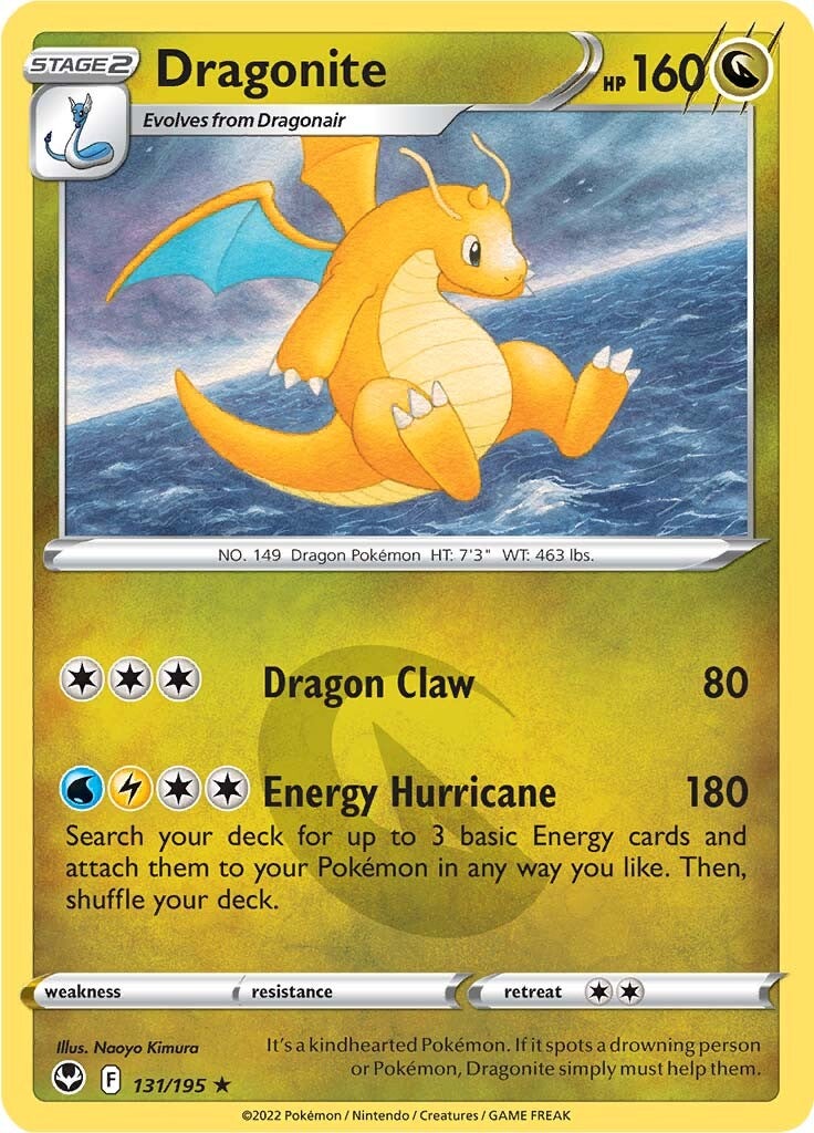 Dragonite (131/195) [Sword & Shield: Silver Tempest] | Mega City Incorporated