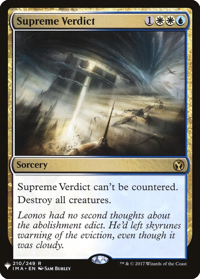 Supreme Verdict [Mystery Booster] | Mega City Incorporated