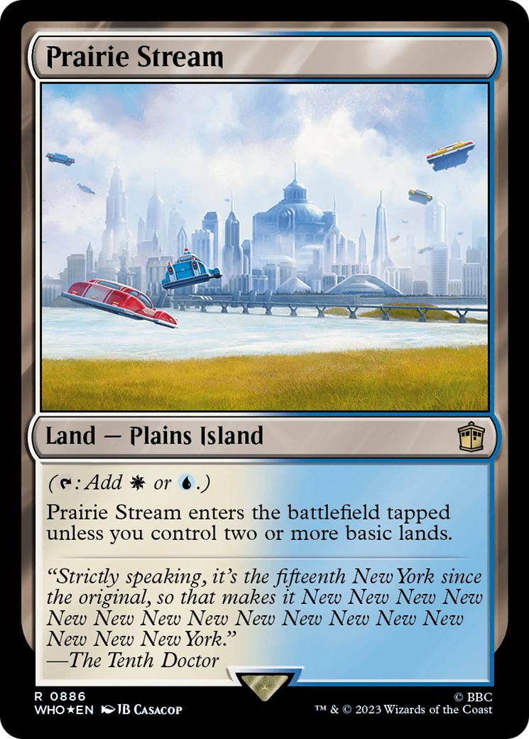 Prairie Stream (Surge Foil) [Doctor Who] | Mega City Incorporated