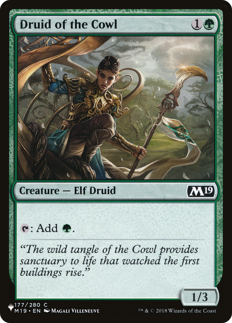 Druid of the Cowl [The List] | Mega City Incorporated