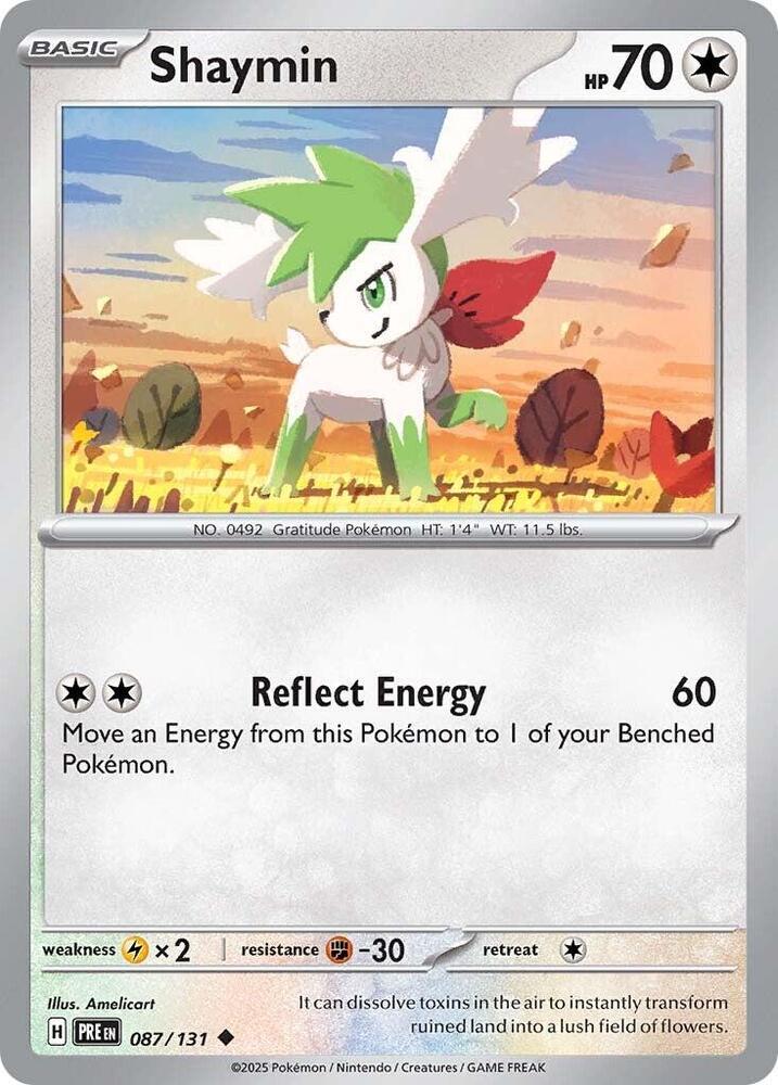 Shaymin (087/131) [Scarlet & Violet: Prismatic Evolutions] | Mega City Incorporated