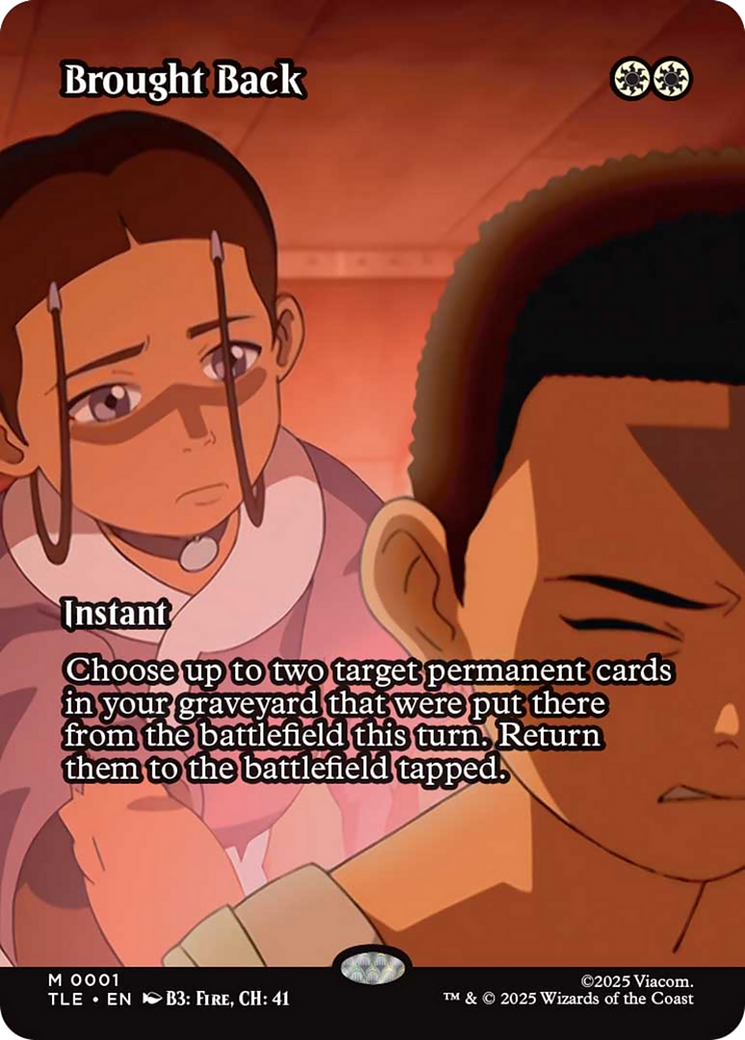 Brought Back (Borderless) [Avatar: The Last Airbender: Eternal-Legal] | Mega City Incorporated