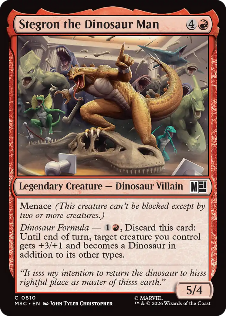 Stegron the Dinosaur Man [Marvel Super Heroes Commander] | Mega City Incorporated