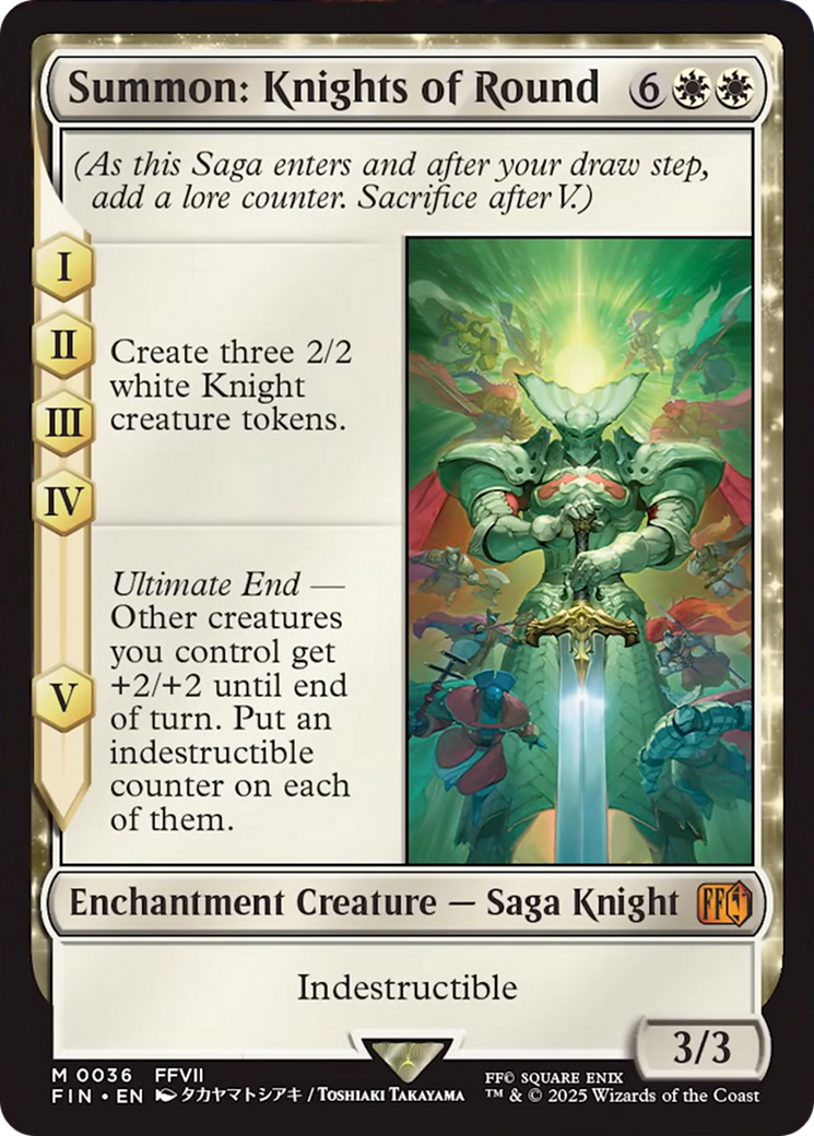 Summon: Knights of Round [FINAL FANTASY] | Mega City Incorporated