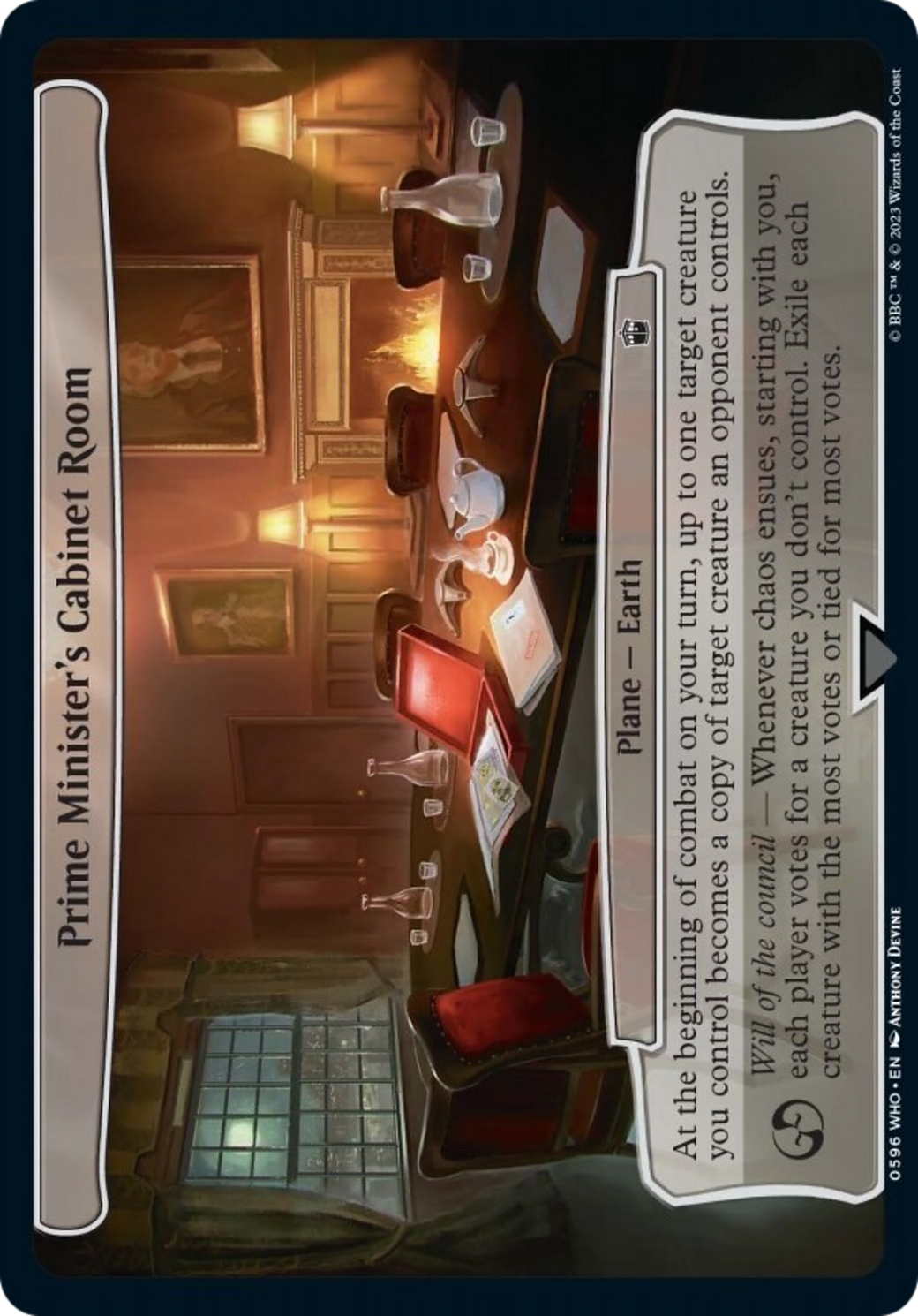Prime Minister's Cabinet Room [Doctor Who] | Mega City Incorporated