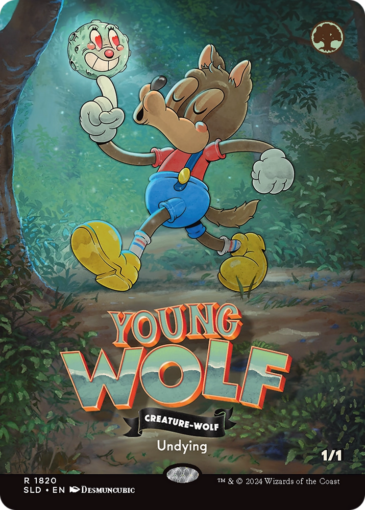 Young Wolf (Rainbow Foil) [Secret Lair Drop Series] | Mega City Incorporated