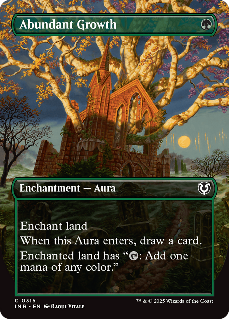 Abundant Growth (Borderless) [Innistrad Remastered] | Mega City Incorporated