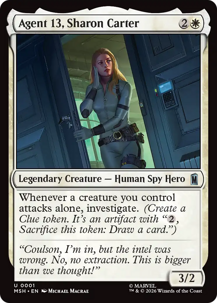 Agent 13, Sharon Carter [Marvel Super Heroes] | Mega City Incorporated
