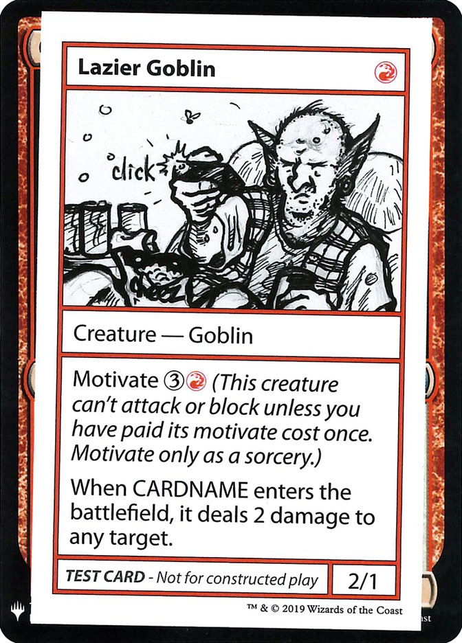 Lazier Goblin [Mystery Booster Playtest Cards] | Mega City Incorporated