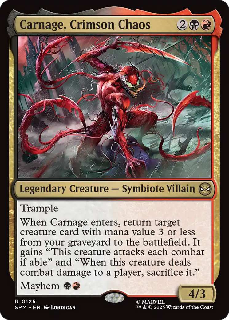 Carnage, Crimson Chaos [Marvel's Spider-Man] | Mega City Incorporated