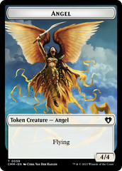 Copy (54) // Angel Double-Sided Token [Commander Masters Tokens] | Mega City Incorporated