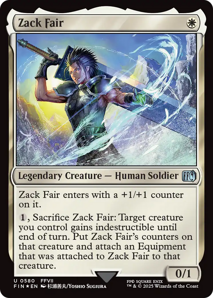 Zack Fair (Surge Foil) [FINAL FANTASY] | Mega City Incorporated