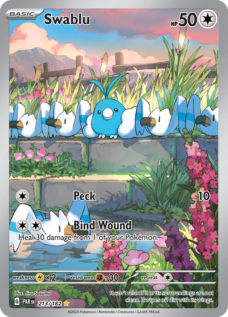 Swablu (213/182) [Scarlet & Violet: Paradox Rift] | Mega City Incorporated