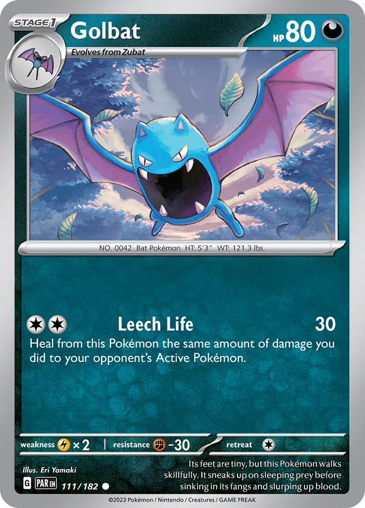 Golbat (111/182) [Scarlet & Violet: Paradox Rift] | Mega City Incorporated