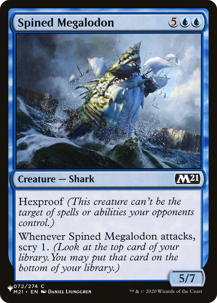 Spined Megalodon [The List] | Mega City Incorporated