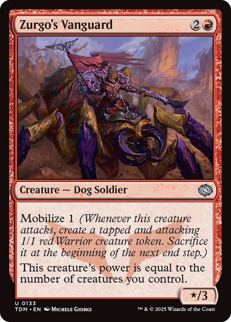 Zurgo's Vanguard [Tarkir: Dragonstorm] | Mega City Incorporated
